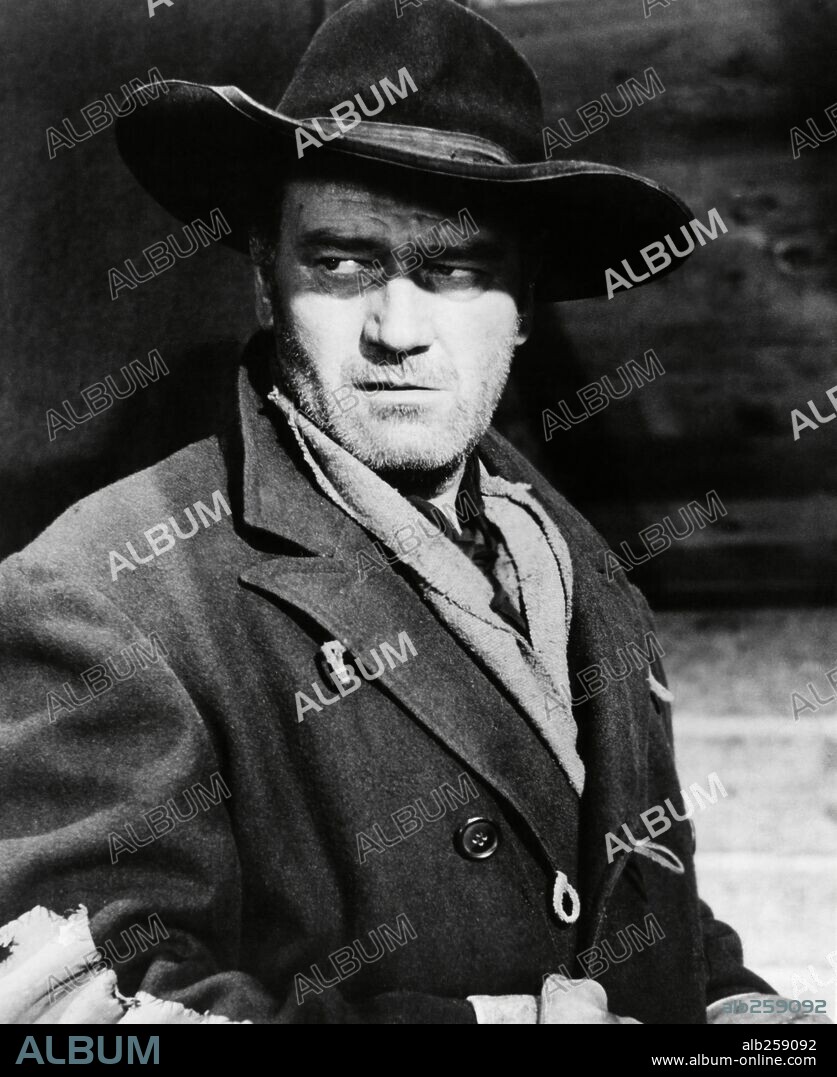JOHN WAYNE en CENTAUROS DEL DESIERTO, 1956 (THE SEARCHERS), dirigida por JOHN FORD. Copyright WARNER BROTHERS.