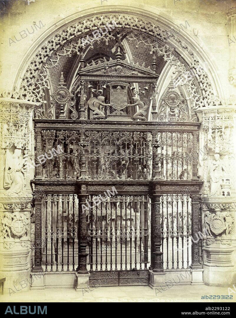 CRISTOBAL DE ANDINO. Burgos, Reja de la Capilla del Condestable.