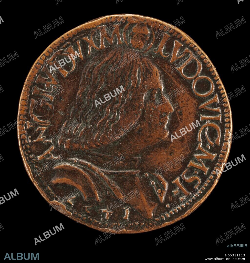 Lodovico Maria Sforza, called il Moro, 1451-1508, 7th Duke of Milan 1494-1500 [obverse], 1497.