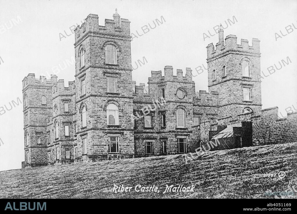 Riber Castle, near Matlock, Derbyshire. Built as a home by the Derbyshire industrialist and philanthropist John Smedley in 1862, the building later became a preparatory school then a food store for the Ministry of Defence. From the 1960s until 2000, it was home to a zoo and nature reserve. The future of the site is, at present, uncertain.