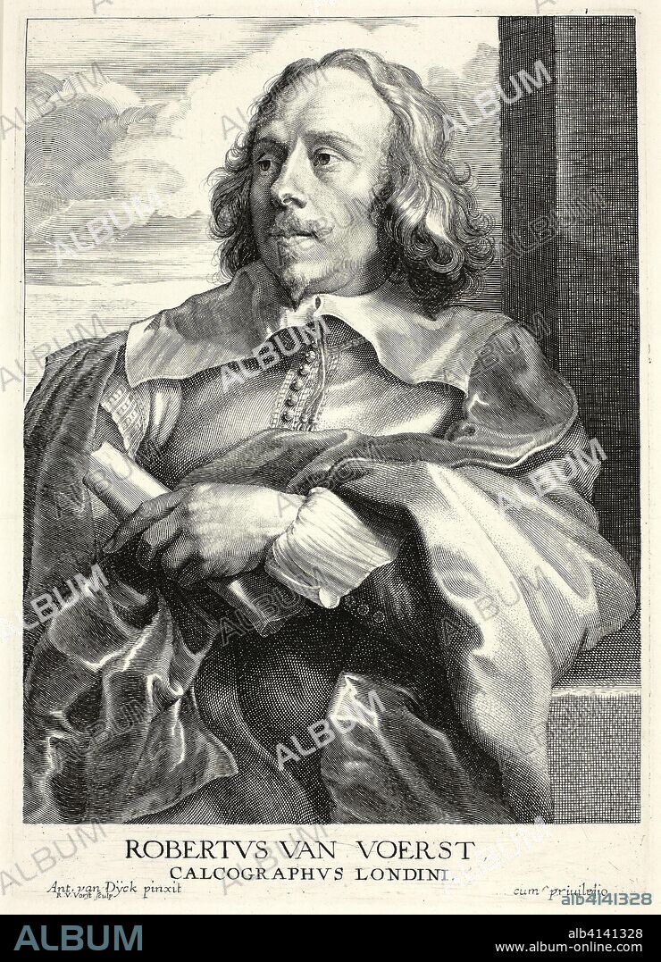 Robert van Voerst. Robert van Voerst (Flemish, 1597-1636/37); after Anthony van Dyck (Flemish, 1599-1641). Date: 1630-1636. Dimensions: 239 × 170 mm (plate); 362 × 275 mm (sheet). Engraving in black on cream laid paper. Origin: Flanders.