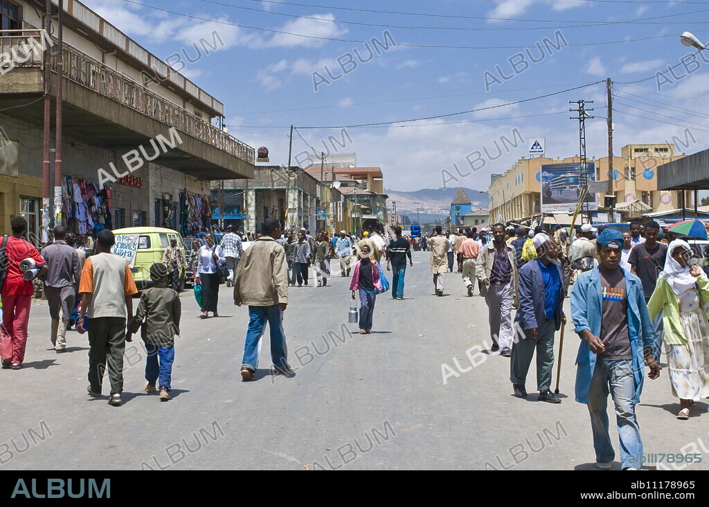 The Merkato, largest market in Addis Ababa, Ethiopia, Africa.