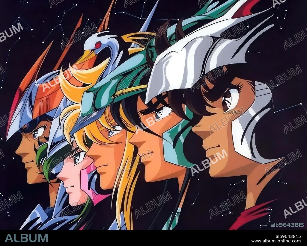 LOS CABALLEROS DEL ZODIACO, 1986 (SEINTO SEIYA), dirigida por KAZUHITO KIKUCHI y KOZO MORISHITA. Copyright Shueisha/ Toei Animation.