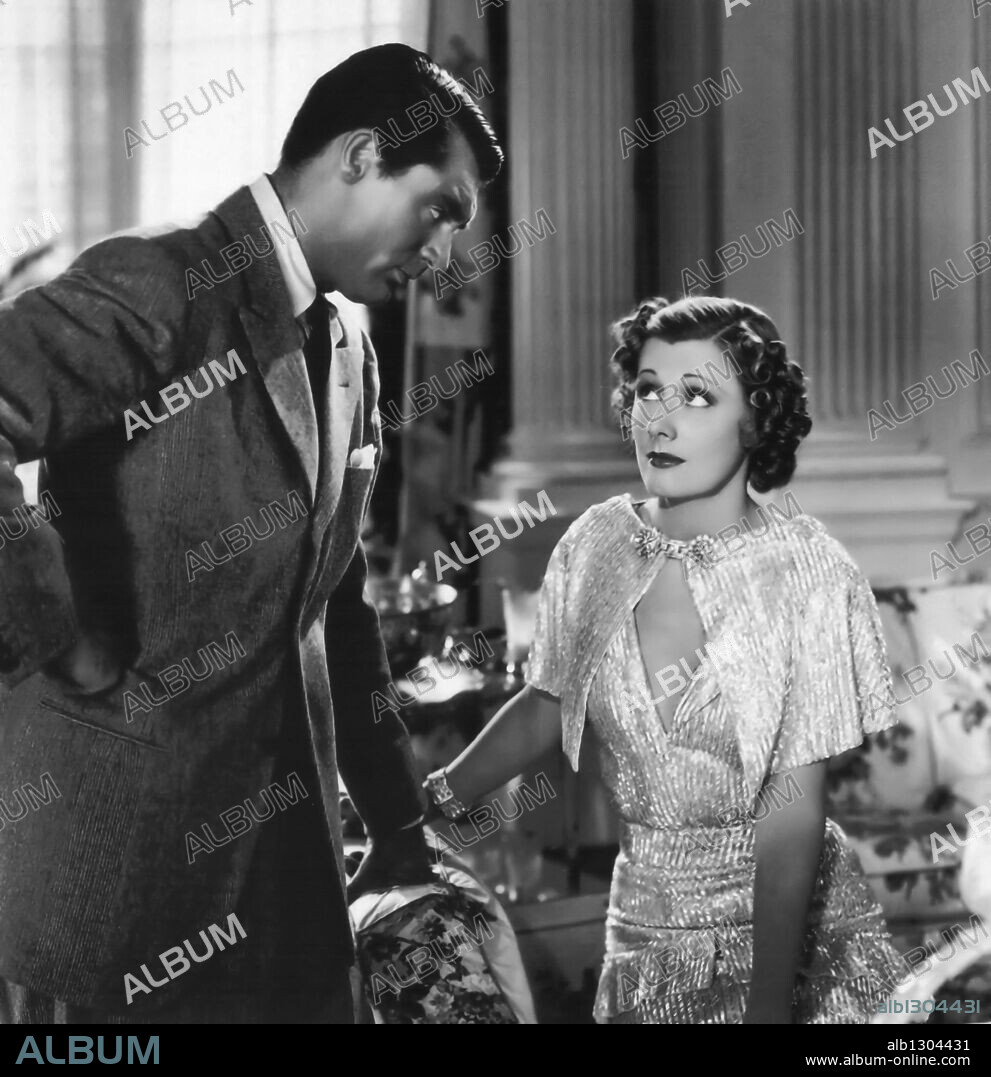 CARY GRANT and IRENE DUNNE in THE AWFUL TRUTH, 1937, directed by LEO MCCAREY. Copyright COLUMBIA PICTURES.