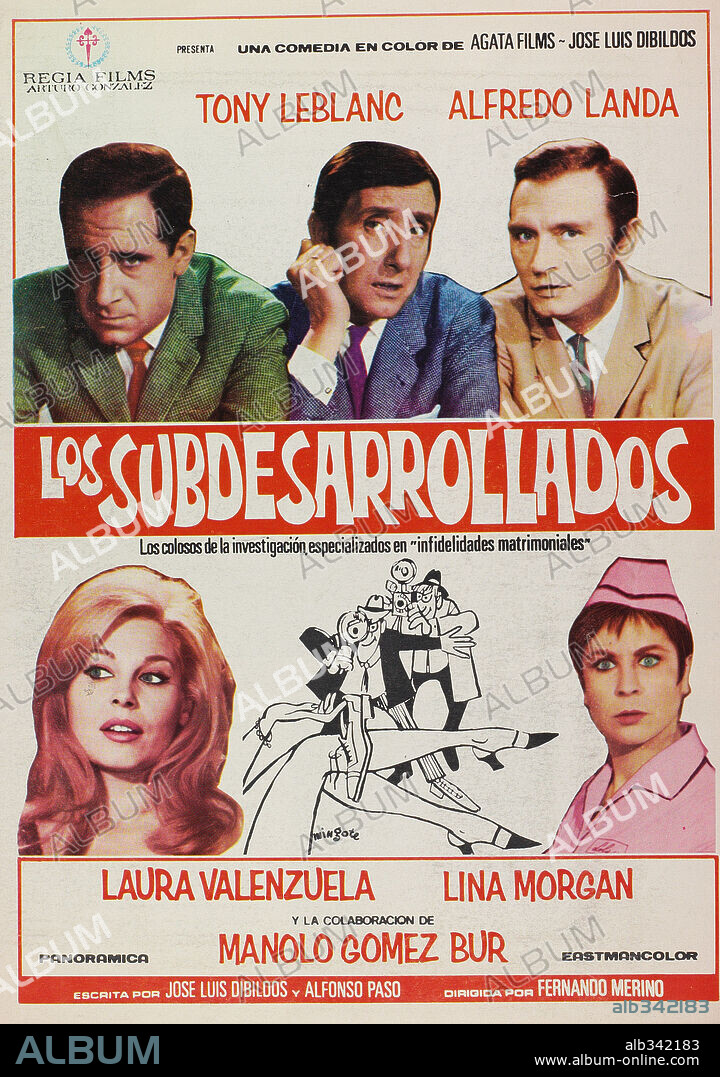 Poster de LOS SUBDESARROLLADOS, 1968.