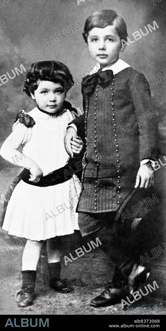 Albert Einstein (14 March 1879 18 April 1955) was a German-born theoretical physicist and philosopher of science. He developed the general theory of relativity, one of the two pillars of modern physics (alongside quantum mechanics). He is best known in popular culture for his massenergy equivalence formula E = mc2 (which has been dubbed 'the world's most famous equation'). He received the 1921 Nobel Prize in Physics 'for his services to theoretical physics, and especially for his discovery of the law of the photoelectric effect'. The latter was pivotal in establishing quantum theory.<br/><br/>. Einstein was visiting the United States when Adolf Hitler came to power in 1933 and, being Jewish, did not go back to Germany, where he had been a professor at the Berlin Academy of Sciences. He settled in the USA, becoming an American citizen in 1940. On the eve of World War II, he endorsed a letter to President Franklin D. Roosevelt alerting him to the potential development of 'extremely powerful bombs of a new type' and recommending that the U.S. begin similar research. This eventually led to what would become the Manhattan Project.<br/><br/>. Einstein published more than 300 scientific papers along with over 150 non-scientific works. His intellectual achievements and originality have made the word 'Einstein' synonymous with genius.