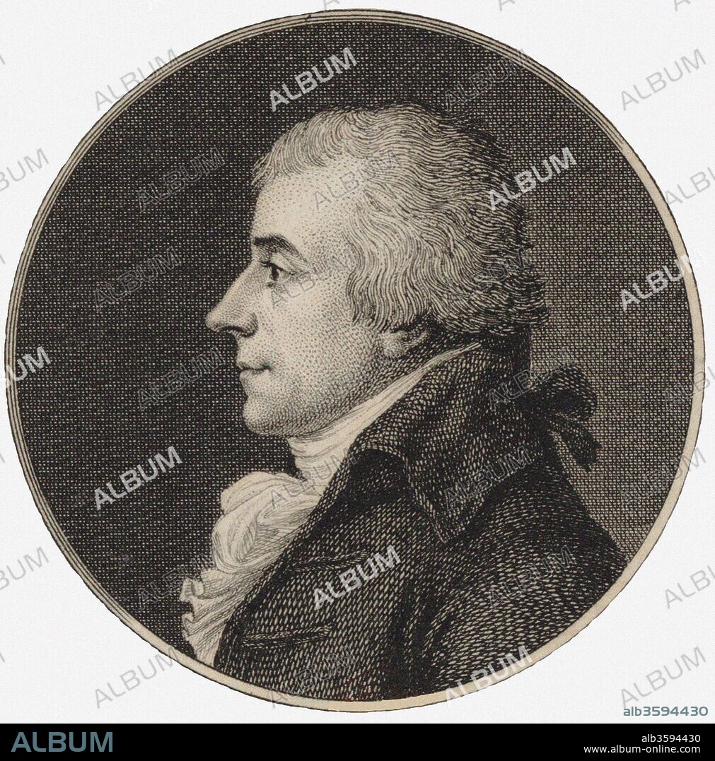 MARIE-ANNE CROISIER. Portrait of Jacques-Pierre Brissot de Warville (1754-1793).