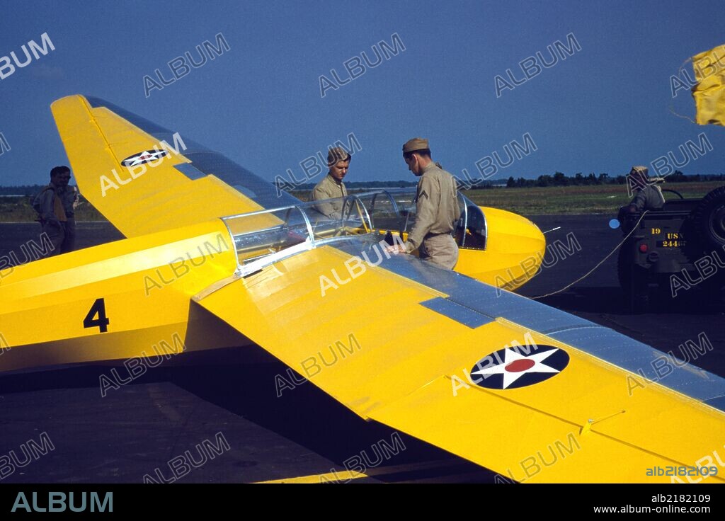 Marine glider at Page Field, Parris Island, S.C.