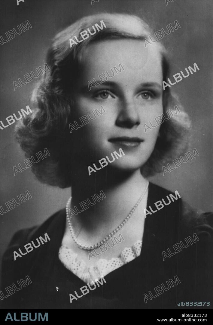 Suzanne Perrin, wife of Franklin D. Roosevelt, Jr. September 26, 1950. (Photo by Associated Press Newsphoto).