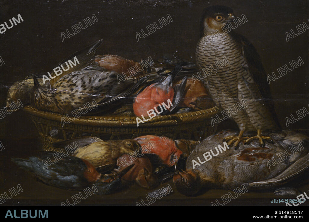 CLARA PEETERS (1589-1657). FLEMISH PAINTER.. Clara Peeters (1589-1657). Pintora flamenca, activa entre 1607 y 1621. Bodegón de caza, 1620. Oleo sobre tabla, 33,4 x 46,5 cm. Museo de Arte de Kadriorg. Tallin, Estonia. En depósito, Museo de Arte de Estonia (Eesti Kunstimuuseum), Tallin.