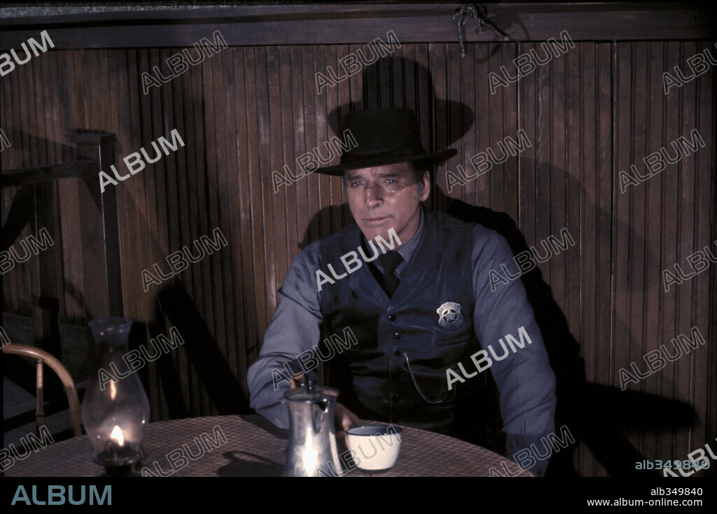 BURT LANCASTER in LAWMAN, 1971, directed by MICHAEL WINNER. Copyright UNITED ARTISTS/SCIMITAR.