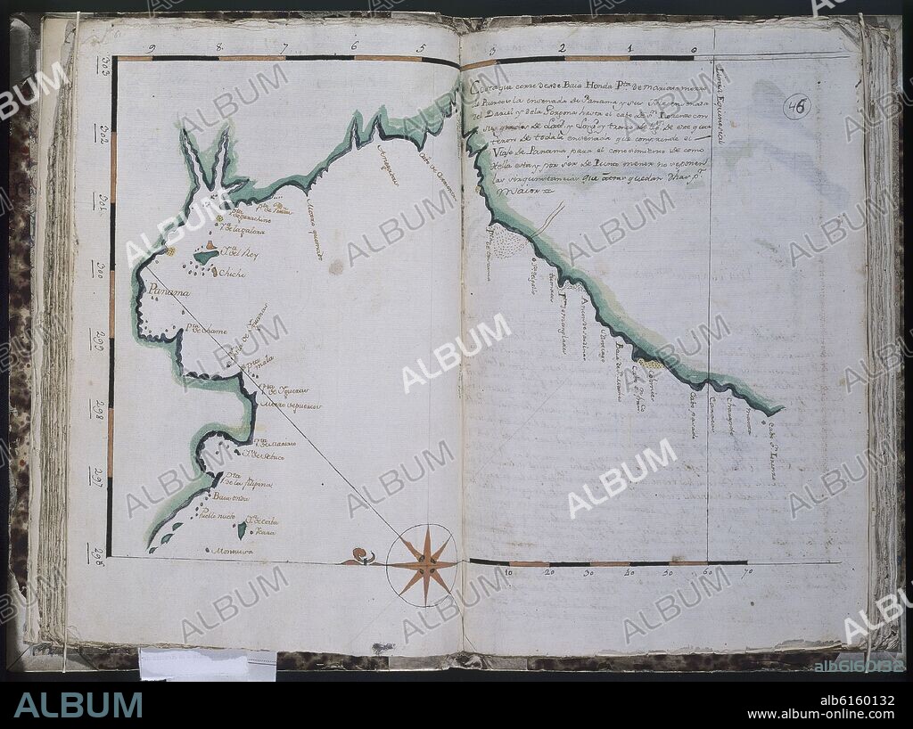 CARTA TOPOGRAFICA DEL PERU-RUTAS DEL PACIFICO.