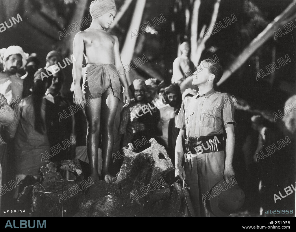 SABU in ELEPHANT BOY, 1937, directed by ROBERT J. FLAHERTY and ZOLTAN KORDA. Copyright LONDON FILMS.