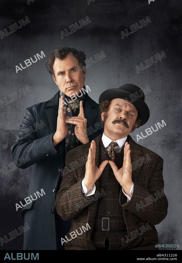 WILL FERRELL, JOHN C REILLY y JOHN WATSON. JOHN C. REILLY y WILL FERRELL en HOLMES & WATSON, 2018, dirigida por ETAN COHEN. Copyright Columbia Pictures / Gary Sanchez Productions / Mosaic.