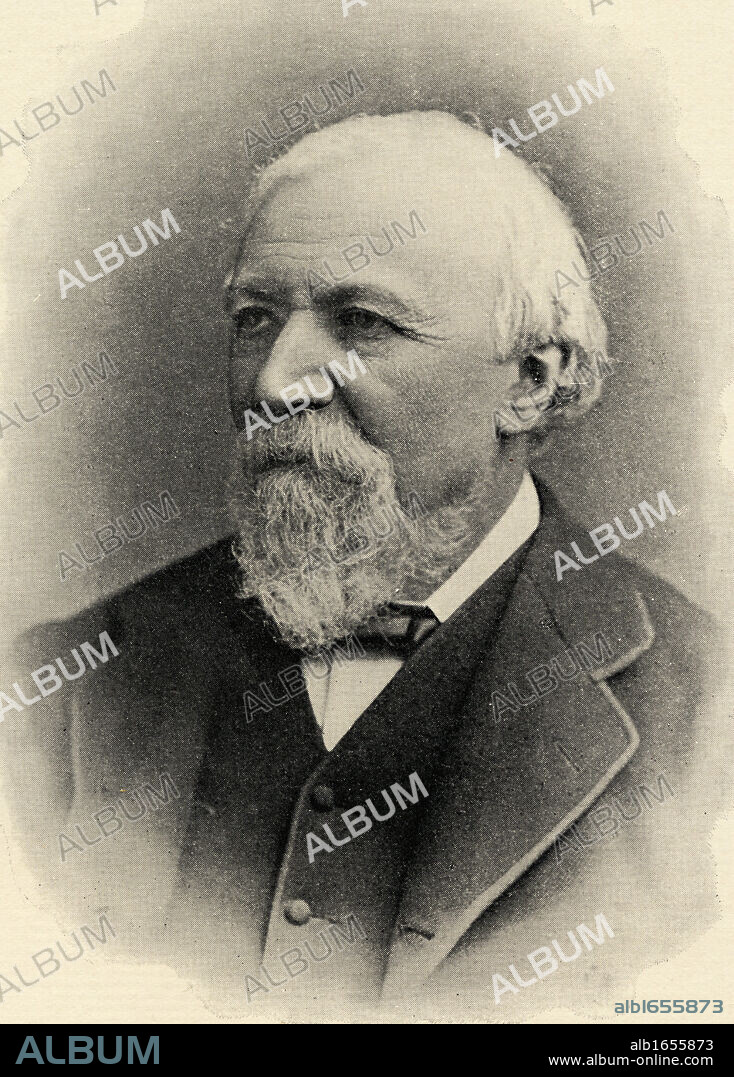 Robert Browning, 1812-1889 English poet. From the book "The International Library of Famous Literature".Published in London 1900. Volume XIII.