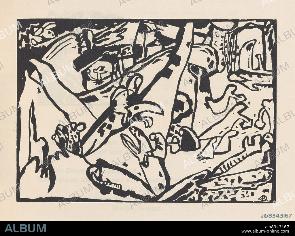 WASSILY VASILYEVICH KANDINSKY. , Composition II (Komposition II). From Klänge (Sounds).