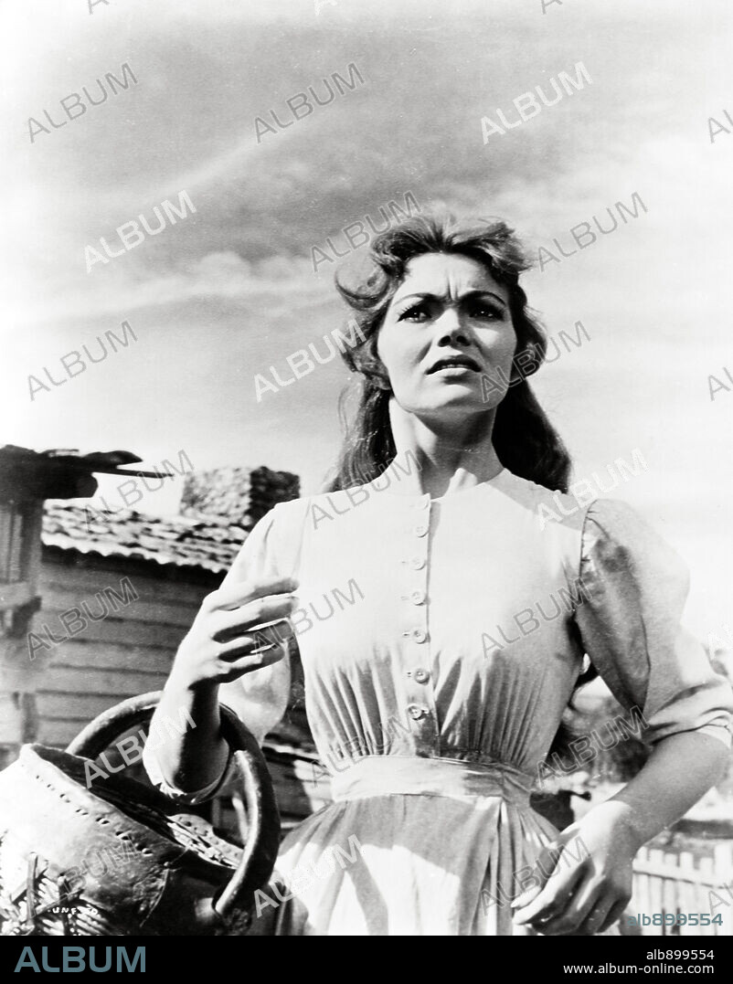 JUNE WALKER in THE UNFORGIVEN, 1960, directed by JOHN HUSTON. Copyright HECHT-HILL-LANCASTER/UNITED ARTISTS.