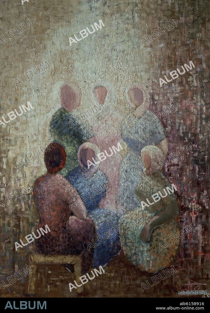 ENRIQUE LITE LAHIGUERA. (SEIS MUJERES) - SIGLO XX.