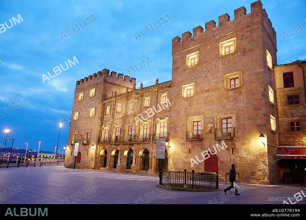 Revillagigedo Palace, Plaza del Marques, Gijón, Asturias, Spain.
