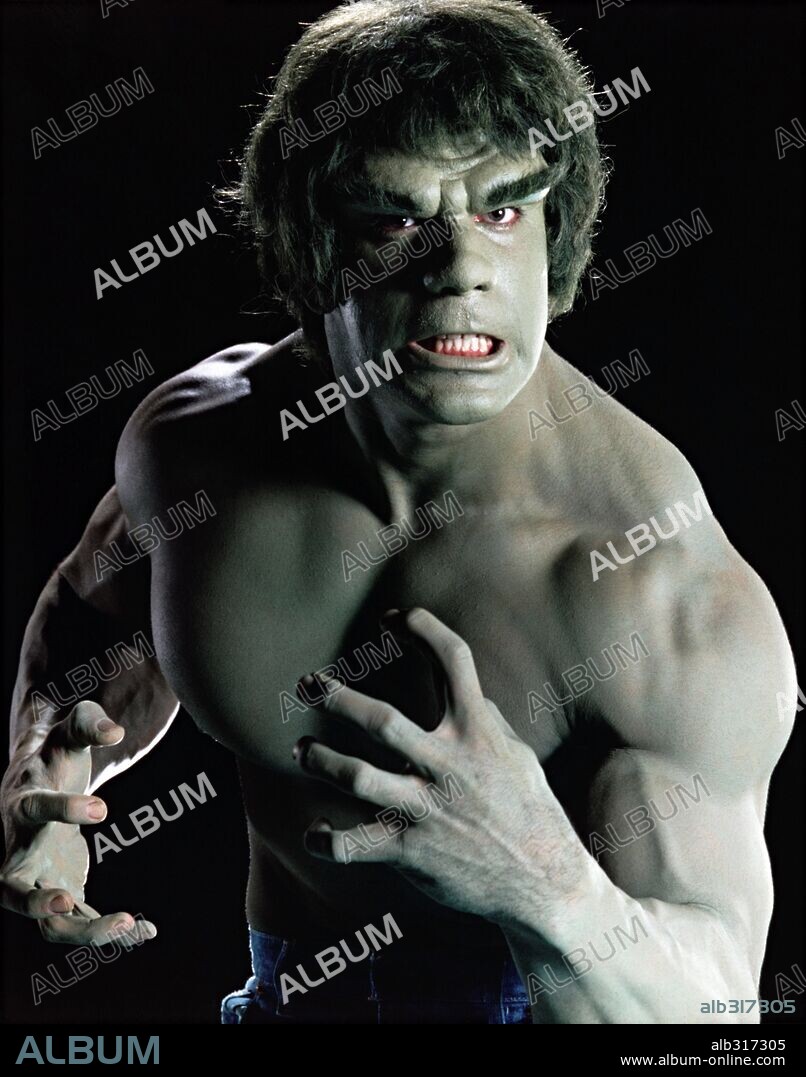 LOU FERRIGNO en EL INCREÍBLE HULK, 1978 (THE INCREDIBLE HULK), dirigida por BILL BIXBY y REZA S. BADIYI. Copyright MARVEL PROD./UNIVERSAL TV.