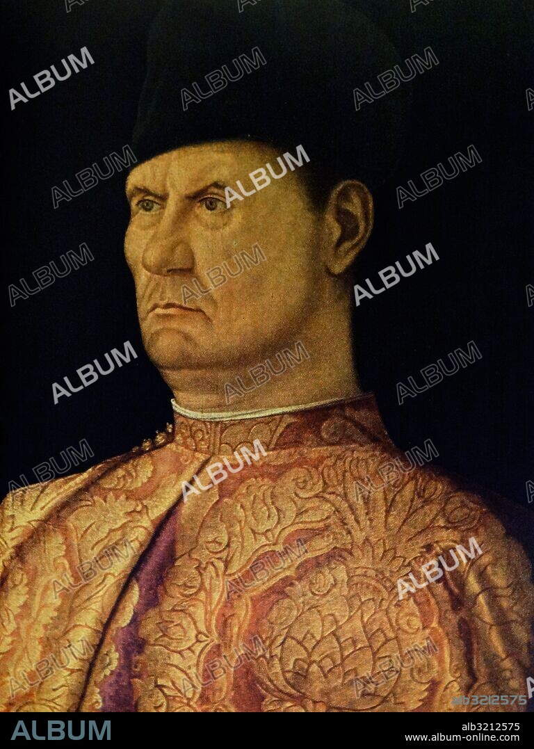 Portrait of Giovanni Emo by Giovanni Bellini (1430-1516) an Italian Renaissance painter. Dated 15th Century.