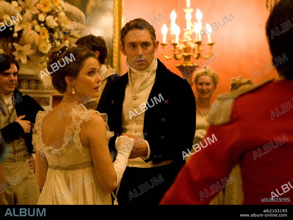 JJ FEILD and KERI RUSSELL in AUSTENLAND, 2013, directed by JERUSHA HESS. Copyright FICKLE FISH FILMS.