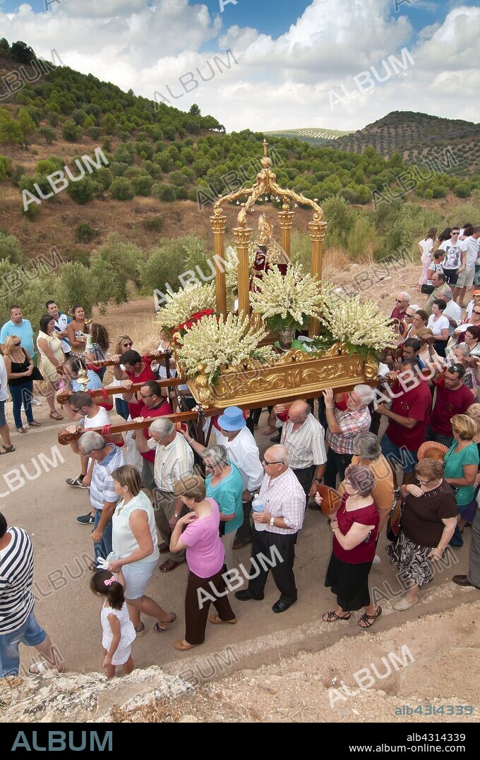 Pilgrimage Virgen de la Fuensanta, Corcoya, Seville-province, Region of Andalusia, Spain, Europe.