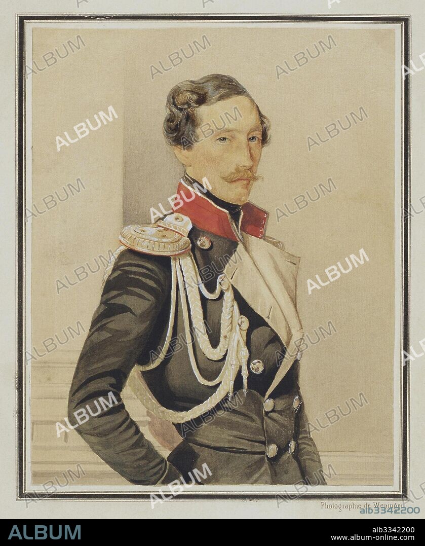 JOSEPH WENINGER. Portrait of Prince Vladimir Ivanovich Baryatinsky (1817-1875).