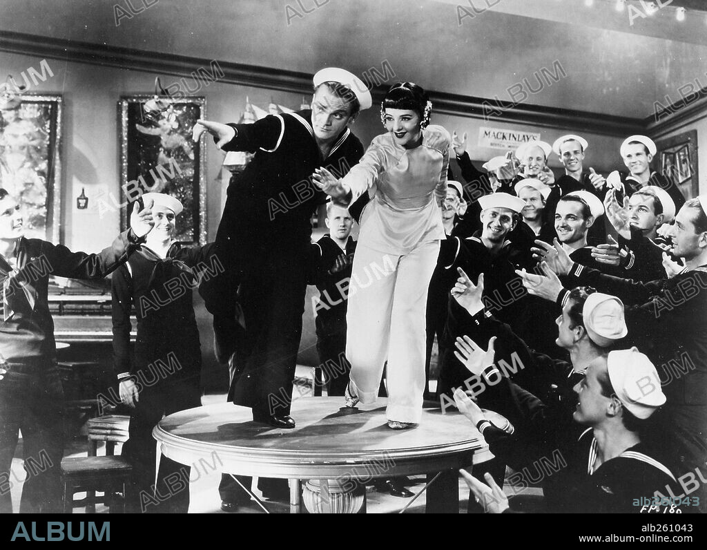 JAMES CAGNEY and RUBY KEELER in FOOTLIGHT PARADE, 1933, directed by LLOYD BACON. Copyright WARNER BROTHERS.