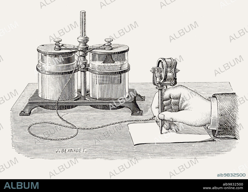Saggital section of the human brain. Plate from volume 3 of Traite Complet de l'Anatomie de l'Homme by Jean-Baptiste Marc Bourgery. Illustration by Nicolas-Henri Jacob. The picture comes from volume 3 of the set which was published in France in the latter half of the 19th century.