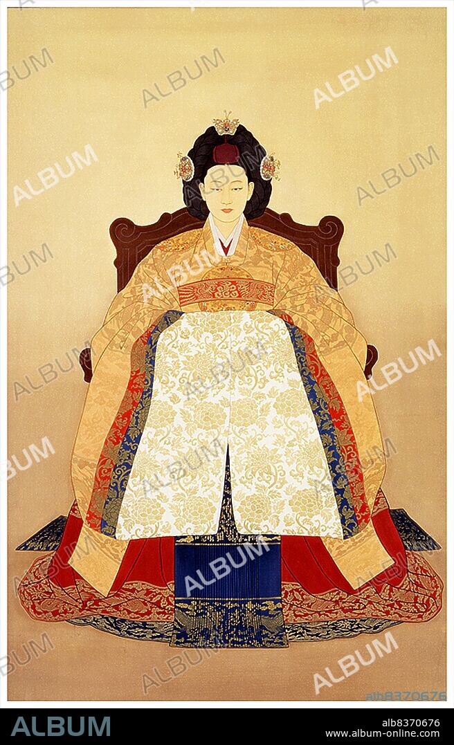 The government of Meiji Japan considered Queen Min an obstacle to its overseas expansion. Efforts to remove her from the political arena, orchestrated through failed rebellions prompted by the father of King Gojong, the Heungseon Daewongun (an influential regent working with the Japanese), influenced her to take a harsher stand against Japanese influence.<br/><br/>. After Japan's victory in the First Sino-Japanese War, Queen Min advocated stronger ties between Korea and Russia in an attempt to block Japanese influence in Korea, which was represented by the Daewongun.<br/><br/>. In the early morning of 8 October 1895, the Hullyeondae Regiment, loyal to the Daewongun, accompanied by a group of Japanese assassains, attacked the Joseon Royal Palace, overpowering its Royal Guards. Upon entering the Queen's quarters, the assassins murdered Queen Min, burned her corpse in a pine forest, and then dispersed the ashes. She was 43 years old.
