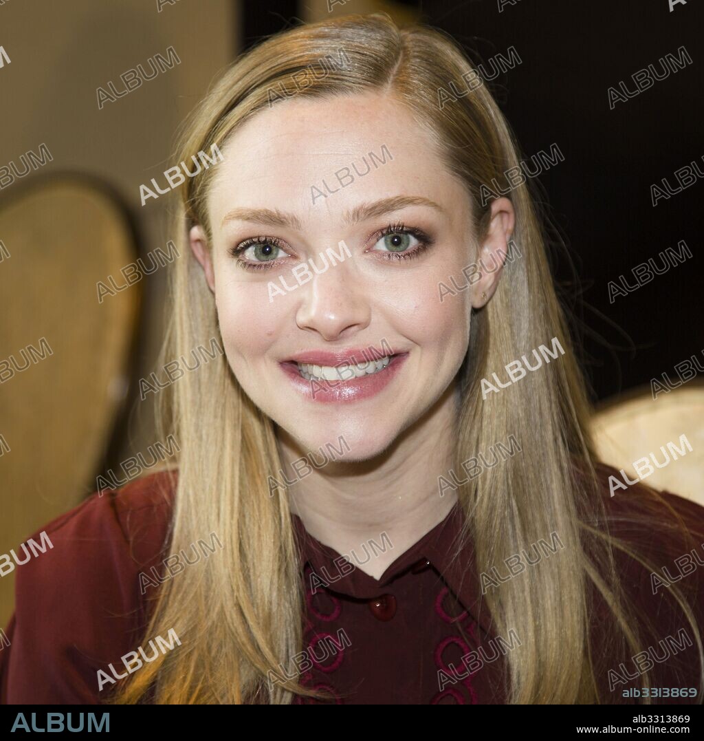 AMANDA SEYFRIED. March 3, 2017 - Hollywood, California, U.S. - AMANDA SEYFRIED promotes 'The Last Word' Amanda Michelle Seyfried (born December 3, 1985) is an American actress and singer-songwriter. She began her career as a model when she was 11, then her acting career at 15 with recurring parts on the soap operas As the World Turns and All My Children. In 2004, Seyfried made her film debut in the teen comedy Mean Girls. Her subsequent supporting roles were in independent films, such as the drama Nine Lives (2005) and the crime drama Alpha Dog (2006). She also had a recurring role on the UPN television series Veronica Mars (2004-06). Between 2006 and 2011, Seyfried starred on the HBO drama series Big Love and appeared in the musical feature film Mamma Mia! (2008). er other appearances include leading roles in the black comedy horror film Jennifer's Body (2009), as a call girl in the erotic thriller Chloe (2009), the romantic drama-war film Dear John (2010), and the romantic drama Letters to Juliet (2010). She also stars in the dark fantasy historical romance Red Riding Hood (2011), the dystopian sci-fi thriller In Time (2011), the thriller Gone (2012), the musical drama film Les Mis©rables (2012), the biographical drama Lovelace (2013), and in the Seth MacFarlane comedies A Million Ways to Die in the West (2014) and Ted 2 (2015). Upcoming First Reformed (2018), Anon (2017), Twin Peaks (TV Series 2017), The Clapper (2017), Untitled Nash Edgerton Project (2017), The Last Word (2017. 03/03/2017