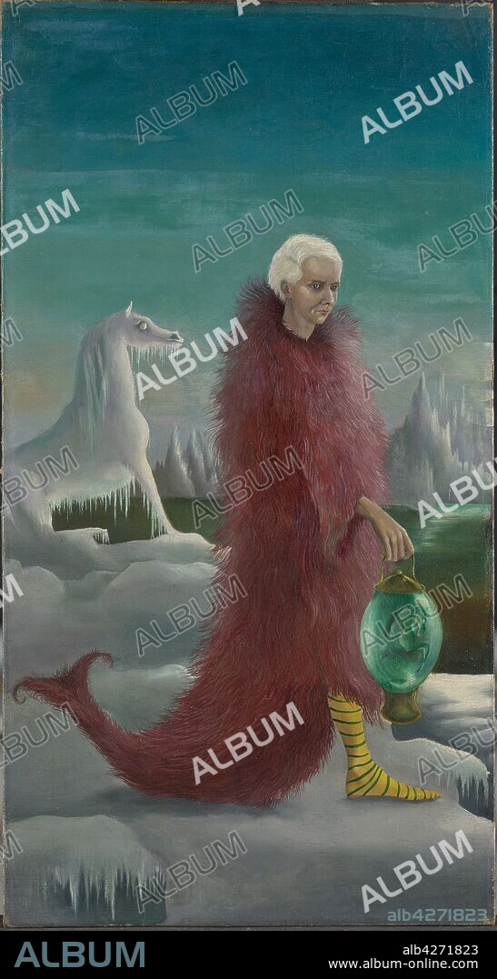 MAX ERNST und LEONORA CARRINGTON. Bird Superior. Portrait of Max Ernst.