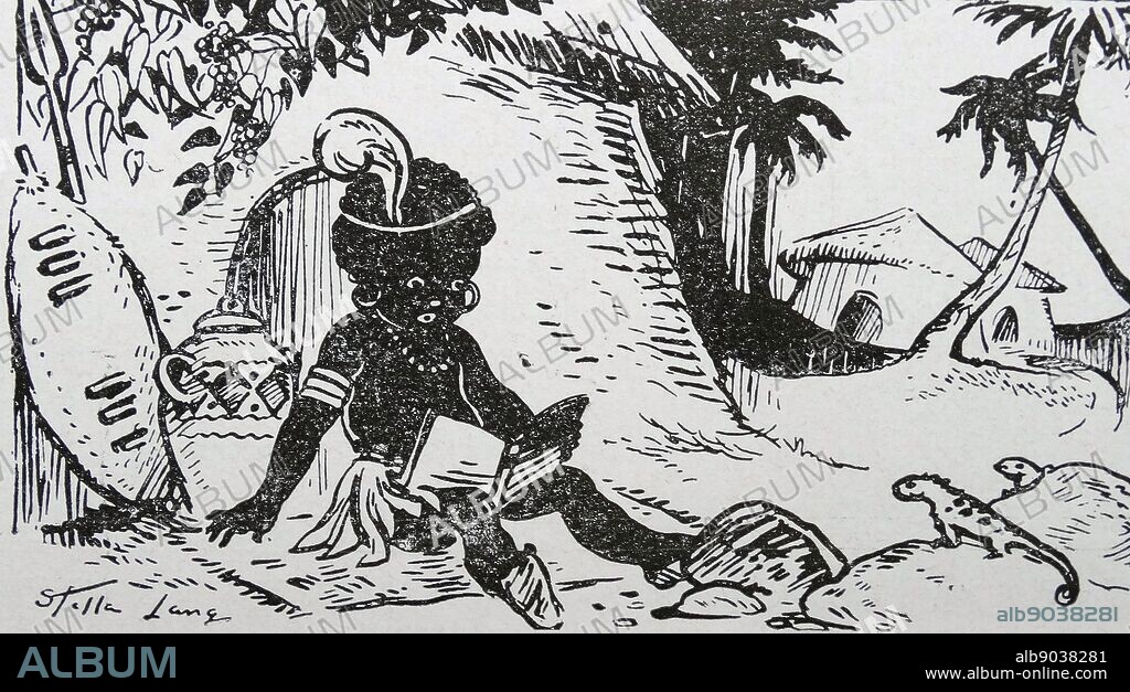 Epaminondas and his Auntie ' series of books for young children written by Sara Cone Bryant and illustrated by Inez Hogan. published in 1907. The Epaminondas character is a young black boy, and the stories are based on folk tales from the Southern states of the U.S. illustrated with stereotypes of African-Americans, the Epaminondas books have been criticised as having racist overtones and stereotypes.