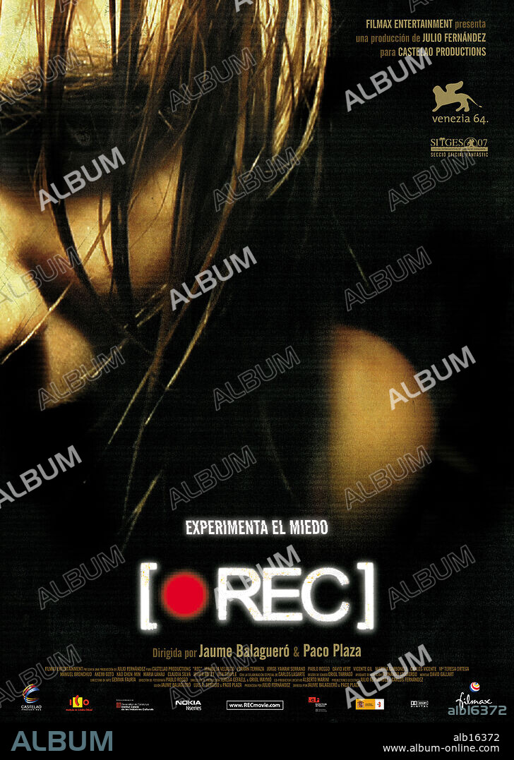 Poster de [REC], 2007, dirigida por JAUME BALAGUERO y PACO PLAZA. Copyright FILMAX.