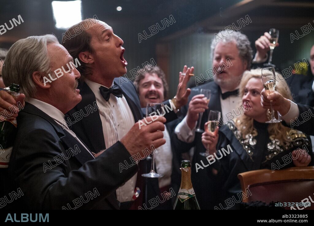 ADAM LEFEVRE, MATTHEW McCONAUGHEY and STACY KEACH in GOLD, 2016, directed by STEPHEN GAGHAN. Copyright BLACK BEAR PICTURES/HWY61/LIVING FILMS.
