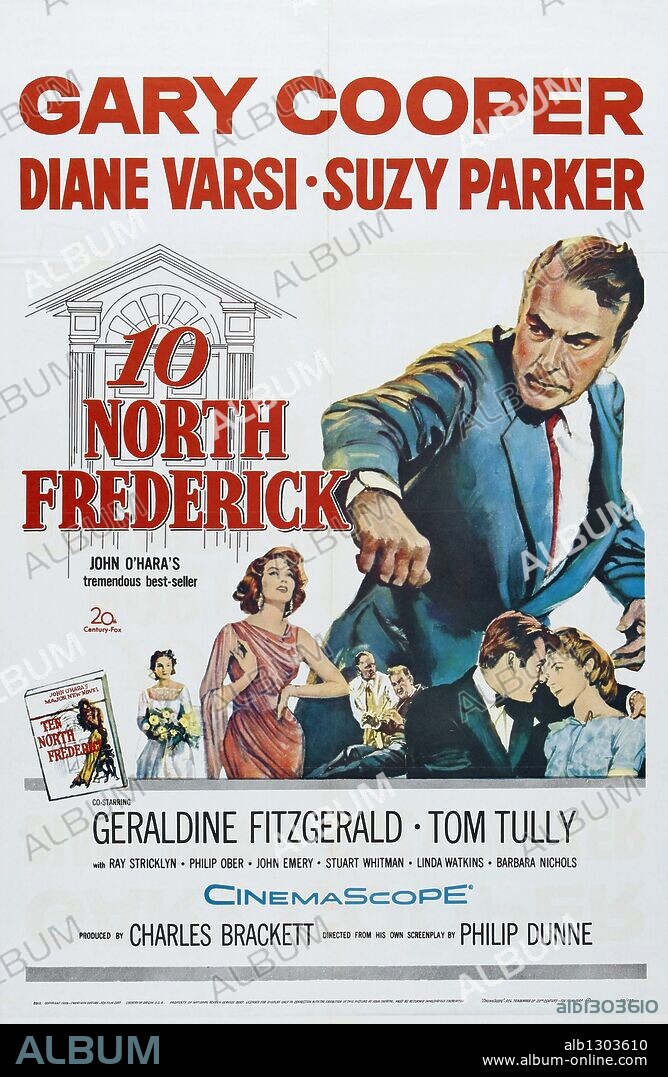 Poster of TEN NORTH FREDERICK, 1958, directed by PHILIP DUNNE. Copyright 20TH CENTURY FOX.