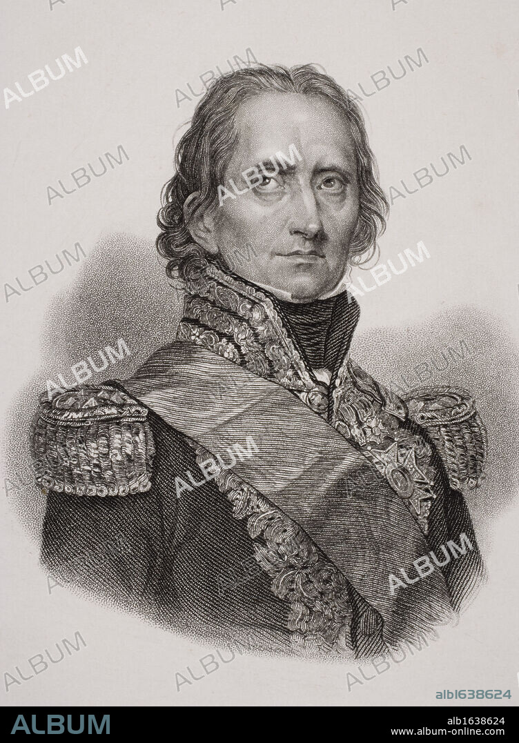 Nicolas Jean de Dieu Soult, Duc de Dalmatie, 1769-1851. French general and statesman and Marshal of France in 1804. Engraved by S. Freeman after Rouillard.
