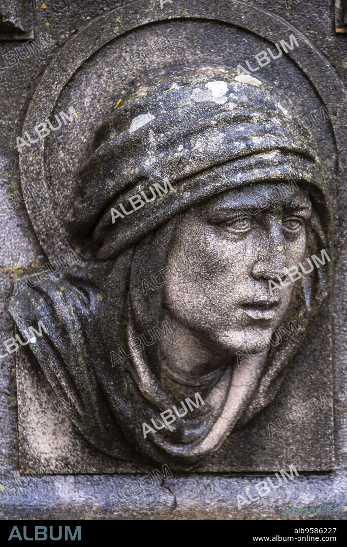 memorial tomb of Bartolome Payeras and family, Soller cemetery, Mallorca, Balearic Islands, Spain.