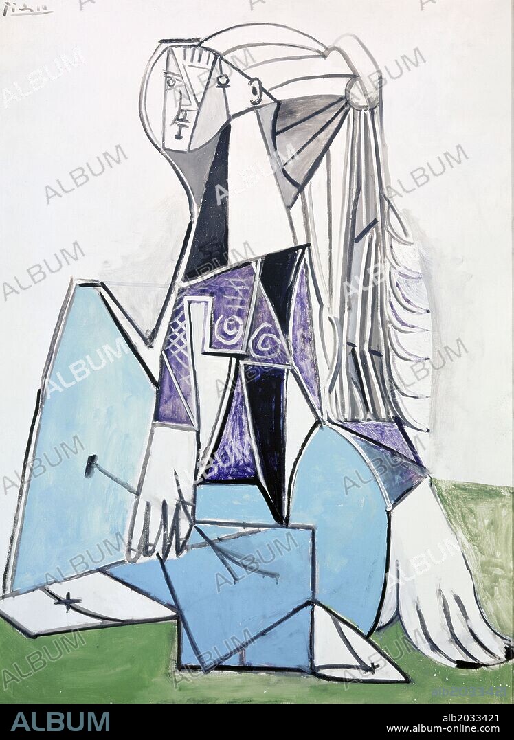 Pablo Picasso / 'Portrait of Sylvette David', 1954, Oil on canvas, 130 x 97 cm.