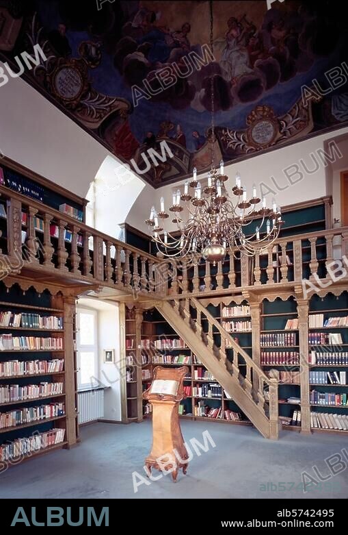 Mainz, Augustinerkirche / Bibliothek Aufnahmeformat: 6 × 9 cm.