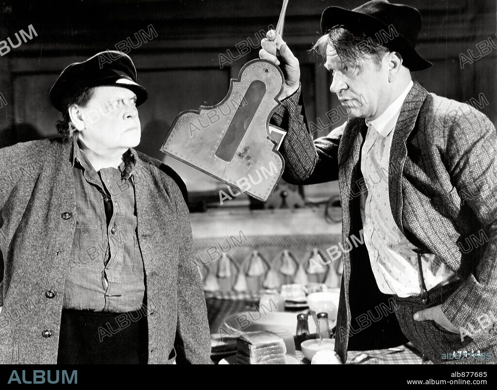 MARIE DRESSLER and WALLACE BEERY in TUGBOAT ANNIE, 1933, directed by MERVYN LEROY. Copyright M.G.M.