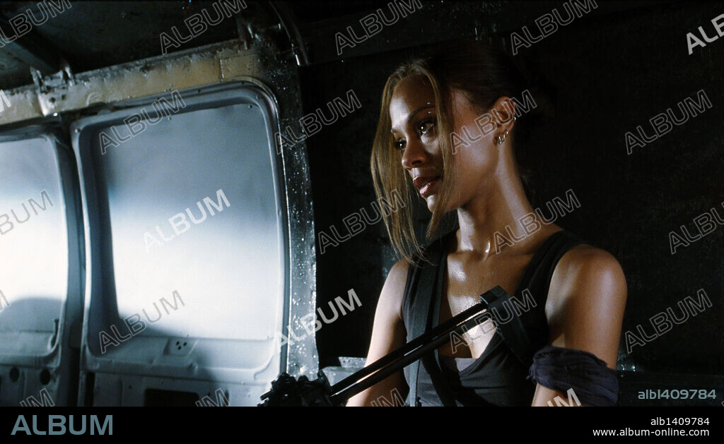 ZOE SALDANA in THE LOSERS, 2010, directed by SYLVAIN WHITE. Copyright DC COMICS/DARK CASTLE ENTERTAINMENT/WEED ROAD PICTURES / BRAMLEY, JOHN.