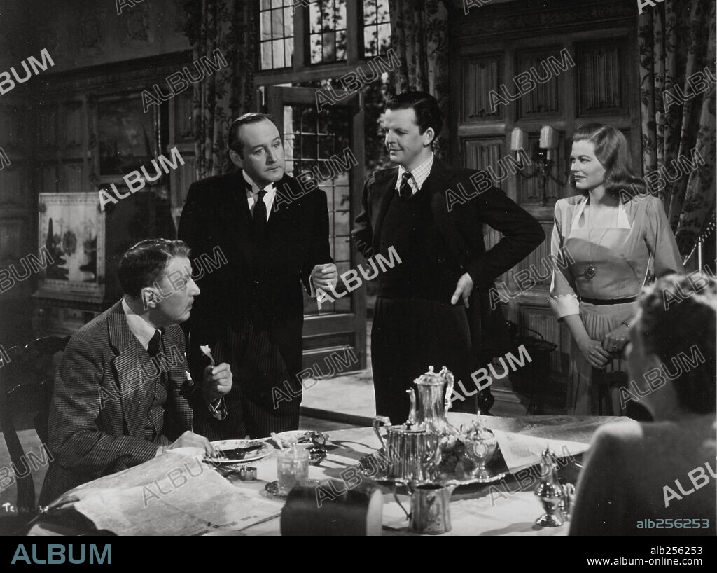 CECIL PARKER und DAVID TOMLINSON in THE CHILTERN HUNDREDS, 1949, unter der Regie von JOHN PADDY CARSTAIRS. Copyright TWO CITIES.