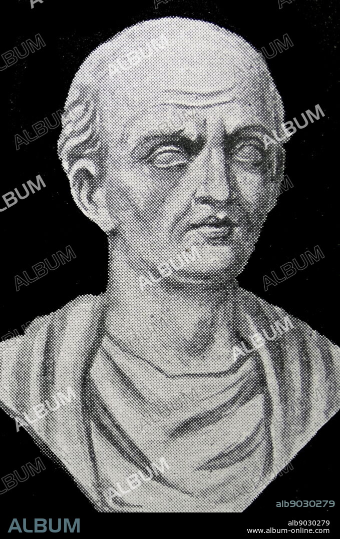 Bust of Gaius Cassius Longinus, a Roman senator, a leading instigator of the plot to kill Julius Caesar, and the brother in-law of Marcus Junius Brutus.
