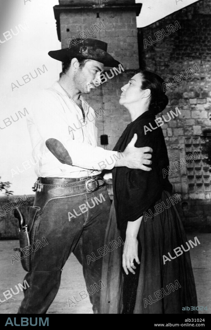 LEE VAN CLEEF en EL VENGADOR SIN PIEDAD, 1958 (THE BRAVADOS), dirigida por HENRY KING. Copyright 20TH CENTURY FOX.