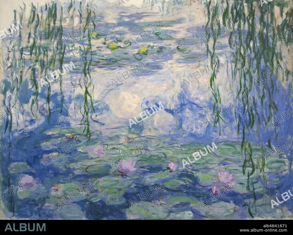 Claude Monet (1840-1926). Pintor impresionista francés. Nenúfares,1916-1919. Oleo (150 x 197 cm). Museo Marmottan Monet. París. Francia.