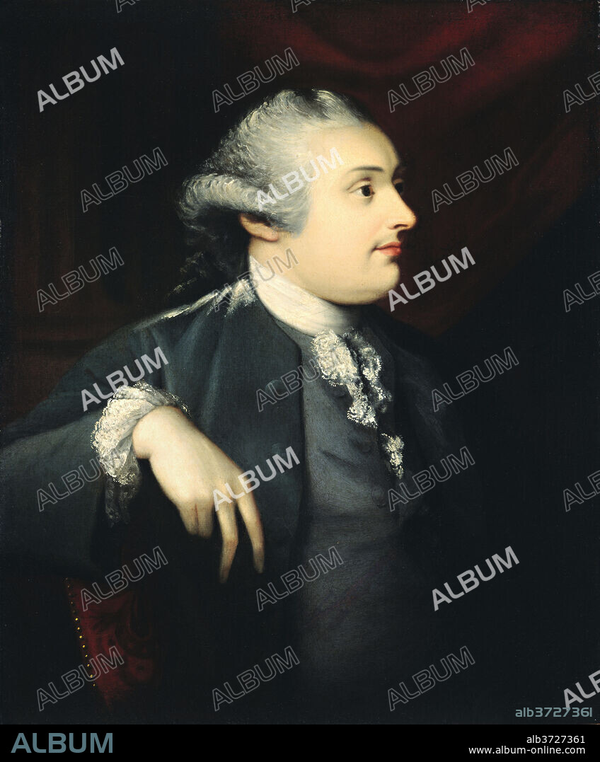 MATTHEW PRATT. William Henry Cavendish Bentinck, 3rd Duke of Portland. Dated: c. 1774. Dimensions: overall: 76.3 x 63.2 cm (30 1/16 x 24 7/8 in.)  framed: 99.7 x 87 x 2.9 cm (39 1/4 x 34 1/4 x 1 1/8 in.). Medium: oil on canvas.