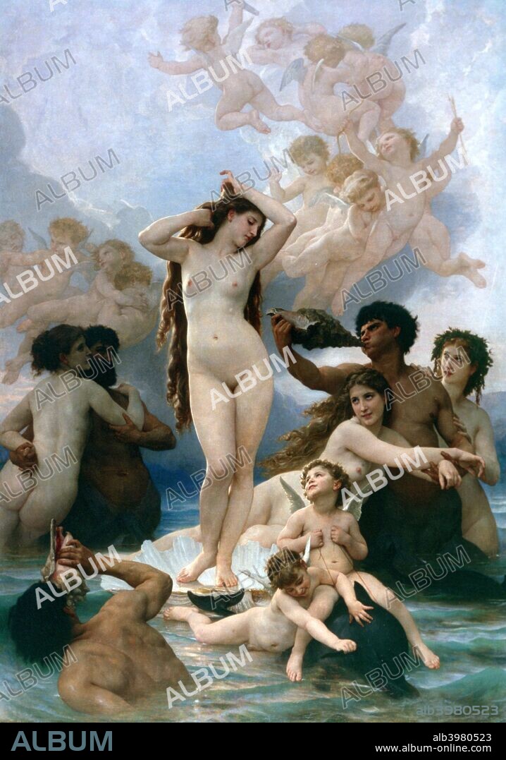 'The Birth of Venus', 1879. Located in the collection at, Musee d'Orsay, Paris, France.