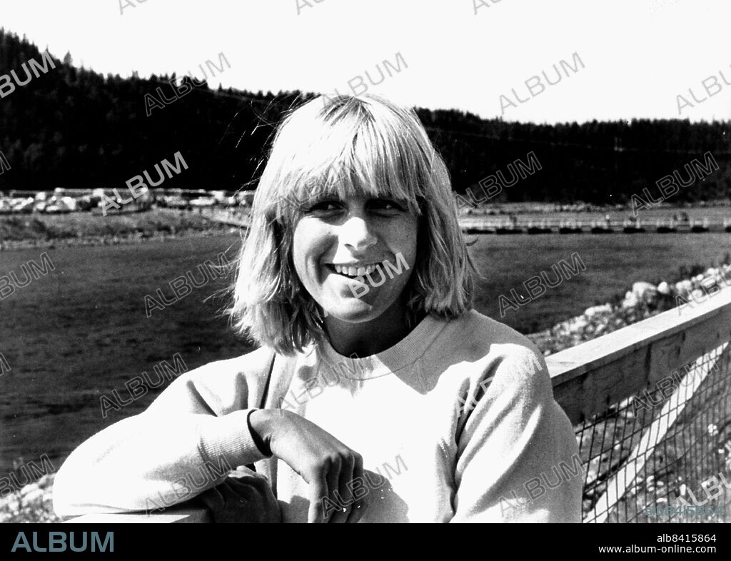 ARKIV 820720. Arja Hannus, vid 5-dagars orientering i Boden 1982.. Foto: Rolf Ericson. Kod: 17. COPYRIGHT SCANPIX SWEDEN.